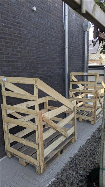Grote foto houten pallet 2x gratis op te halen regio beringen tuin en terras tuindecoratie