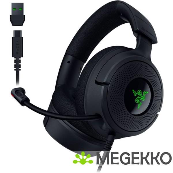 Grote foto razer kraken v4 x bedraad zwart audio tv en foto koptelefoons