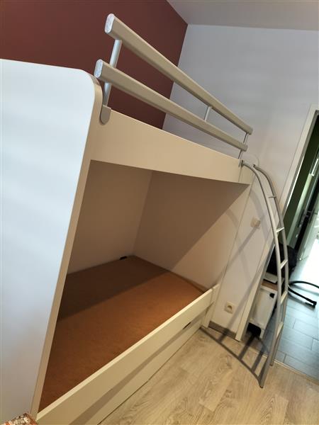 Grote foto hoogslaper wit huis en inrichting stapelbedden en hoogslapers
