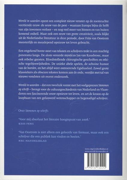 Grote foto wereld in woorden geschiedenis van de nederlandse literatuur 1 ii boeken overige boeken