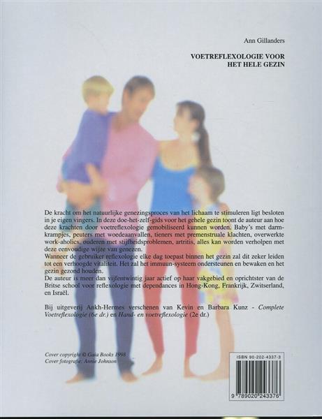 Grote foto voetreflexologie voor het hele gezin boeken wetenschap