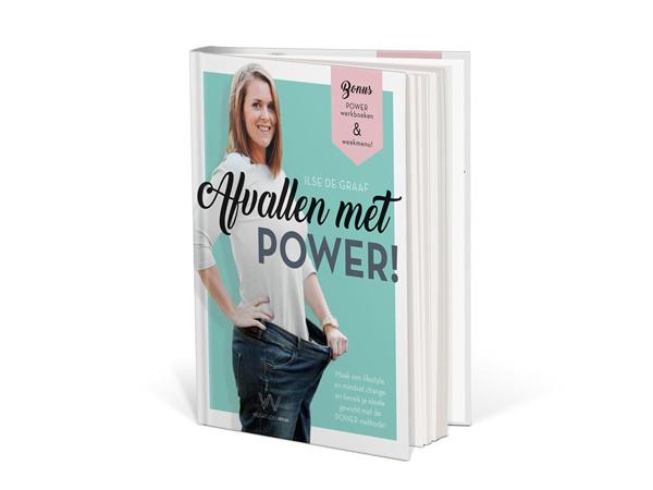 Grote foto afvallen met power boeken kookboeken