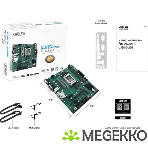 Grote foto asus pro a620m c csm computers en software moederborden