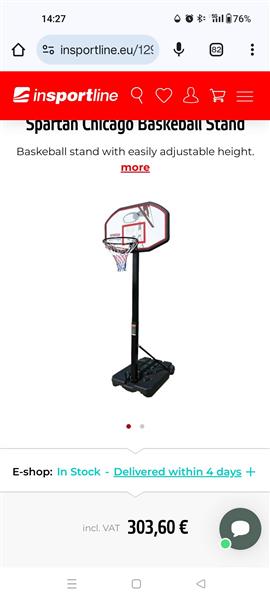 Grote foto kwaliteitsvolle basketbalring met staander sport en fitness basketbal