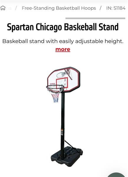 Grote foto kwaliteitsvolle basketbalring met staander sport en fitness basketbal