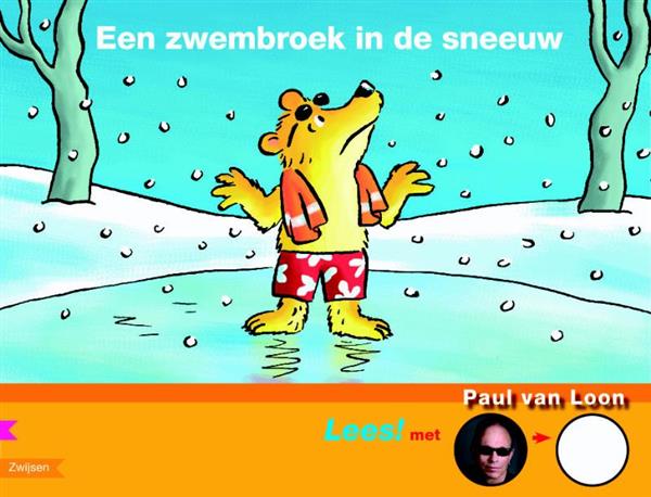 Grote foto een zwembroek in de sneeuw lees boeken overige boeken
