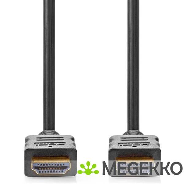 Grote foto nedis high speed hdmi kabel met ethernet hdmi hdmi 4k 60hz arc 18 gbps 15.00m zwart computers en software overige computers en software