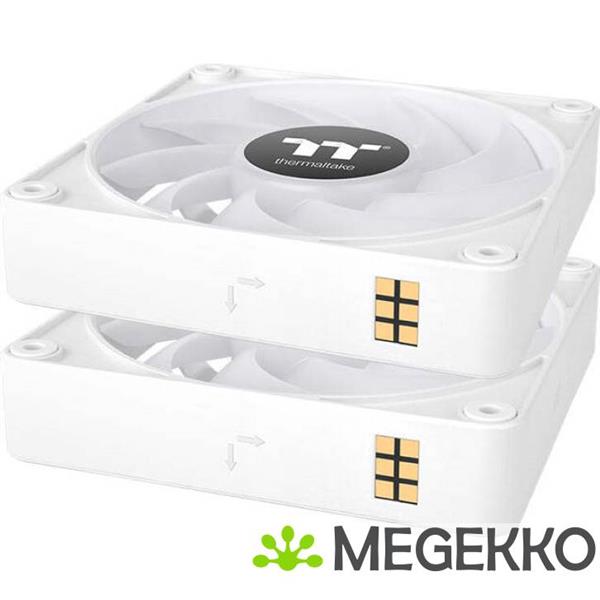Grote foto thermaltake cl f191 pl14sw a koelsysteem voor computers computer behuizing ventilator 14 cm wit 3 st computers en software overige computers en software