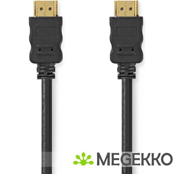 Grote foto nedis high speed hdmi kabel met ethernet hdmi hdmi 4k 60hz arc 18 gbps 15.00m zwart computers en software overige computers en software