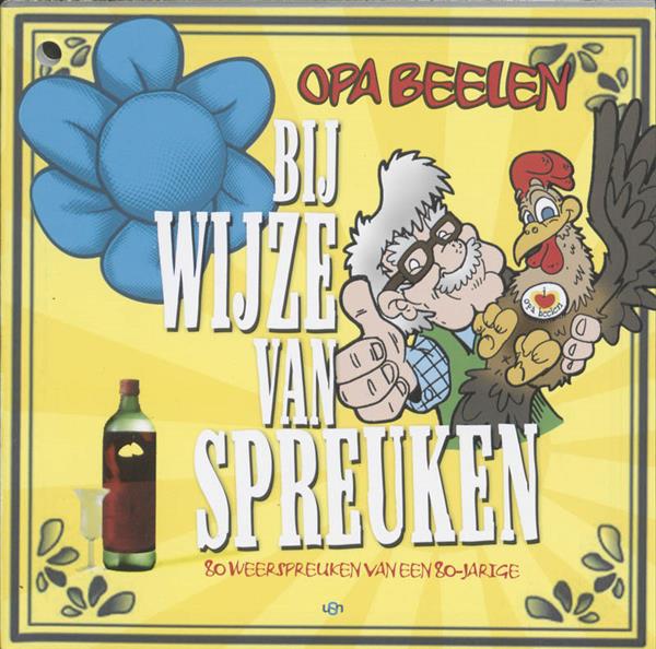 Grote foto opa beelen bij wijze van spreuken boeken stripboeken