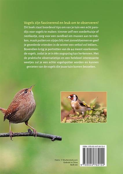 Grote foto mijn tuin een paradijs voor vogels boeken overige boeken