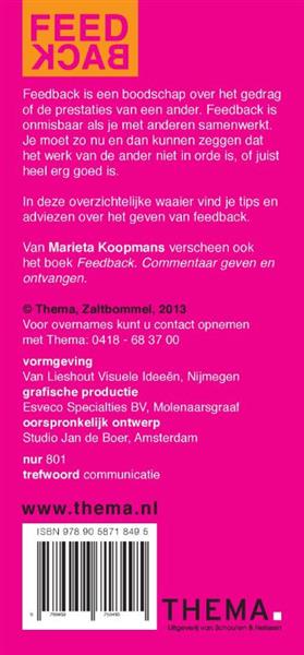 Grote foto feedback boeken overige boeken