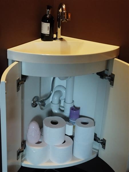 Grote foto lavabo hoekkast wc huis en inrichting badkamermeubels