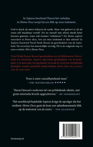 Grote foto homo deus boeken overige boeken