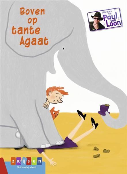 Grote foto boven op tante agaat avi lezen met paul van loon boeken jeugd 13 jaar en ouder