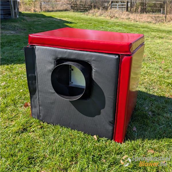 Grote foto geluidsreductiebox voor springkasteelblower hobby en vrije tijd feestartikelen verhuur