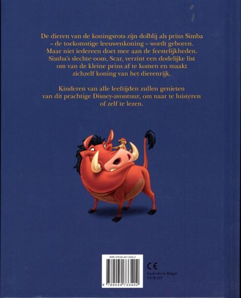 Grote foto disney verhalenboek lion king boeken jeugd 13 jaar en ouder