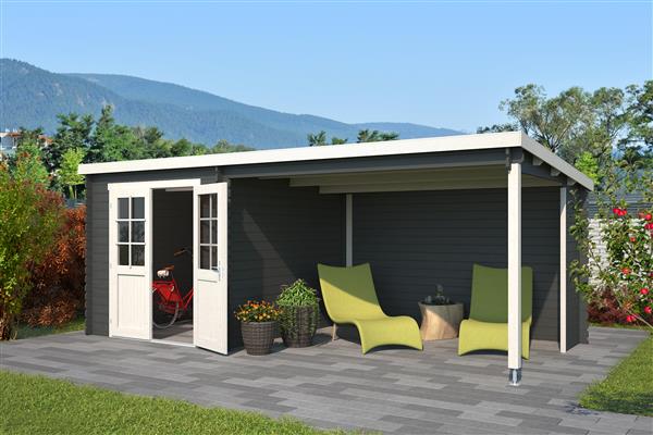 Grote foto blokhut met overkapping sunniva 570x275 tuin en terras tuinhuisjes en blokhutten