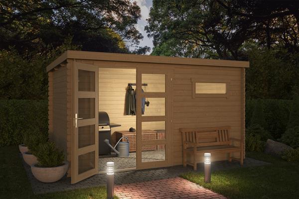 Grote foto blokhut timian 380x230 onbehandeld vuren tuin en terras tuinhuisjes en blokhutten