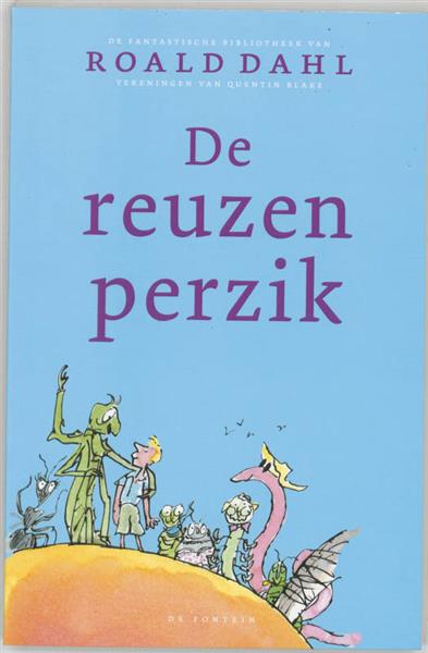 Grote foto de reuzenperzik de fantastische bibliotheek van roald dahl 1 boeken jeugd 13 jaar en ouder