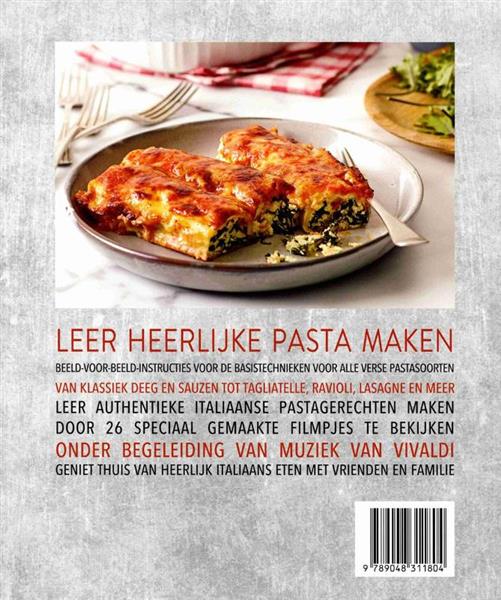 Grote foto pasta boeken kookboeken