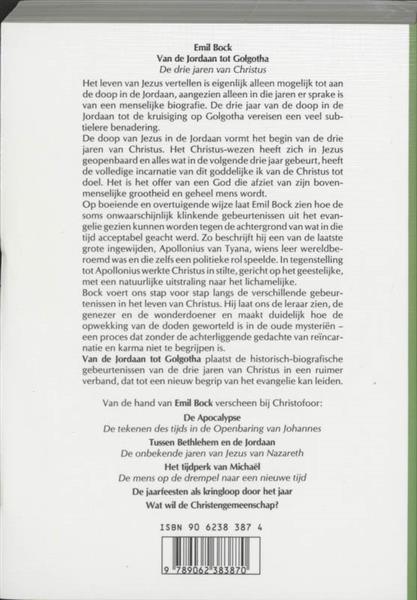 Grote foto van de jordaan tot golgotha boeken overige boeken