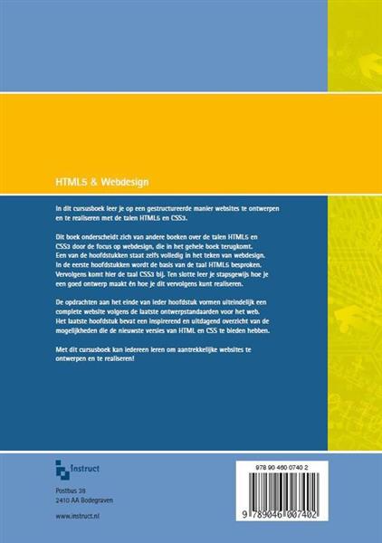 Grote foto boek html5 webdesign ict opleidingen boeken overige boeken