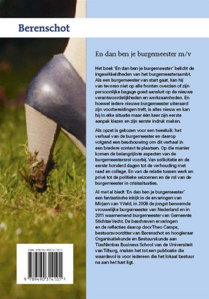 Grote foto en dan ben je burgemeester boeken overige boeken
