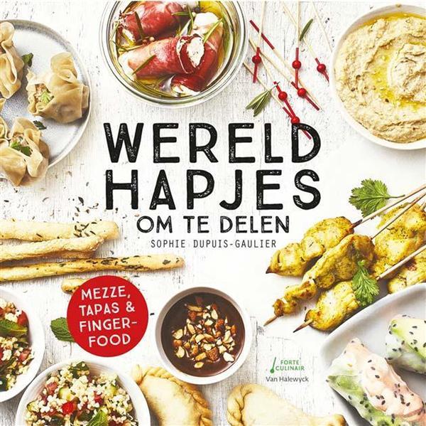 Grote foto wereldhapjes om te delen boeken kookboeken