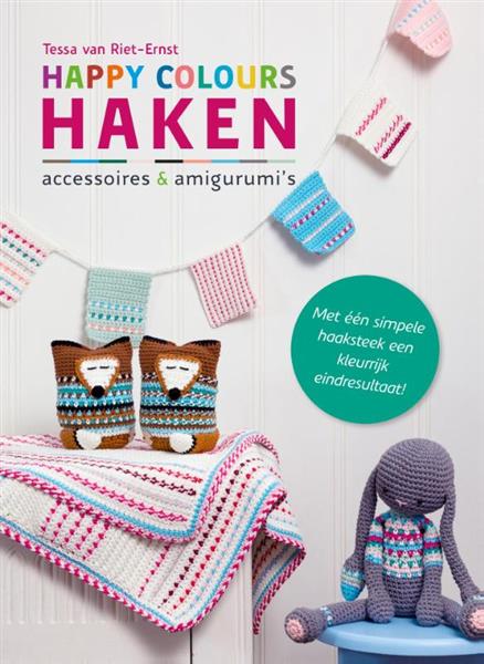 Grote foto happy colours haken boeken hobby en vrije tijd