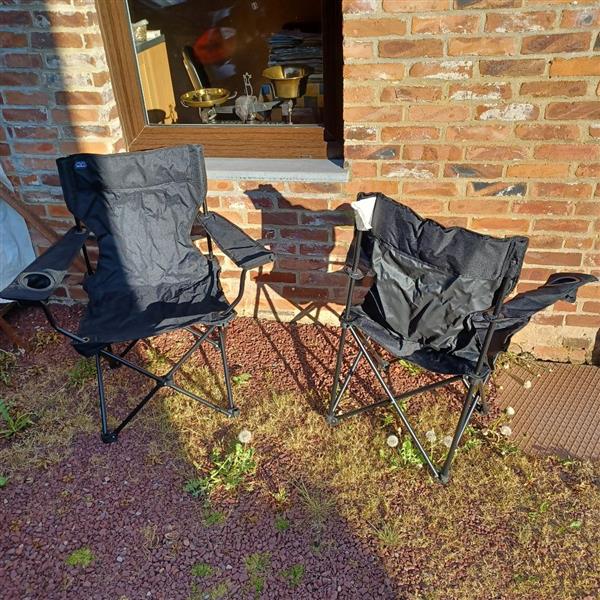 Grote foto kampeerstoel opvouwbaar caravans en kamperen kampeertoebehoren