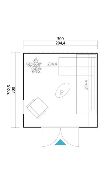 Grote foto nieuw goedkooptuinhuis palermo 1. tuin en terras tuinhuisjes en blokhutten