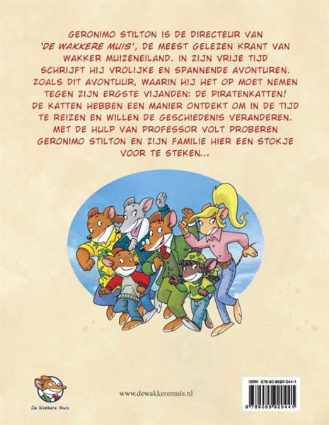 Grote foto een reis door de tijd 1 de ontdekking van amerika geronimo stilton boeken stripboeken