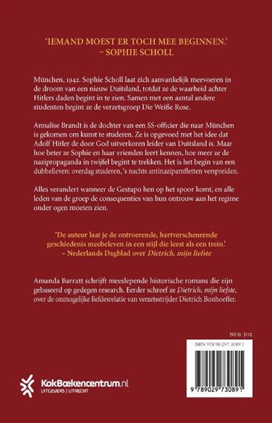 Grote foto de witte roos boeken overige boeken