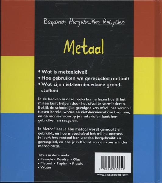 Grote foto metaal besparen hergebruiken recyclen boeken overige boeken