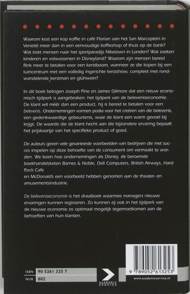 Grote foto de beleveniseconomie academic service economie en bedrijfskunde boeken overige boeken