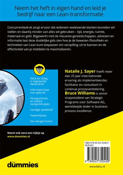 Grote foto lean voor dummies 2e editie voor dummies boeken overige boeken