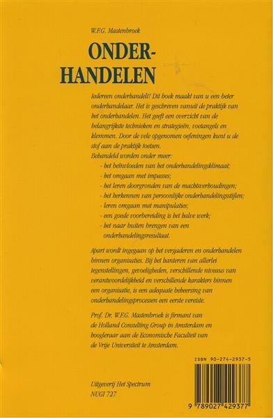 Grote foto onderhandelen boeken studieboeken