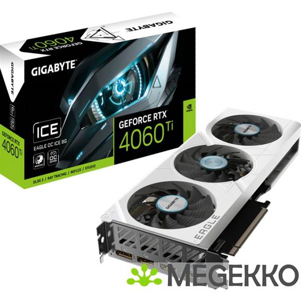 Grote foto gigabyte geforce rtx 4060 ti eagle oc ice 8gb computers en software videokaarten