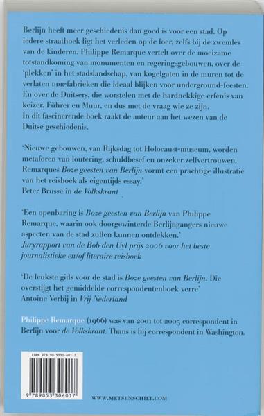 Grote foto boze geesten van berlijn pocket boeken reisverhalen