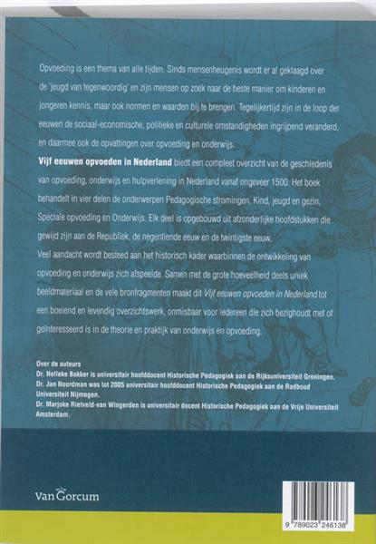 Grote foto vijf eeuwen opvoeden in nederland boeken overige boeken