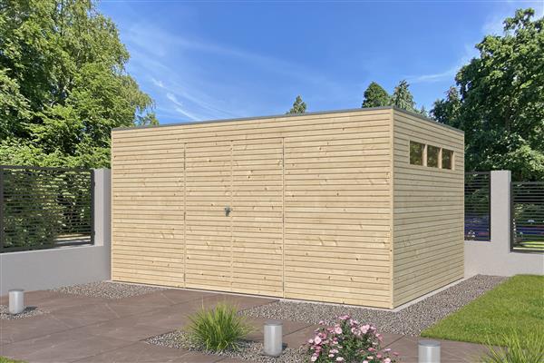 Grote foto nieuw goedkoop strak modern tuinhuis qube 7203 tuin en terras tuinhuisjes en blokhutten