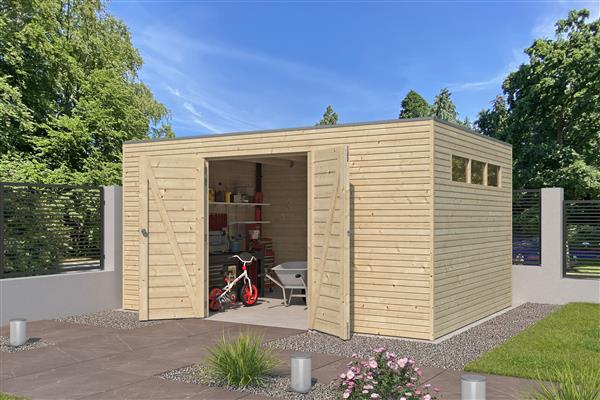 Grote foto nieuw goedkoop strak modern tuinhuis qube 7203 tuin en terras tuinhuisjes en blokhutten