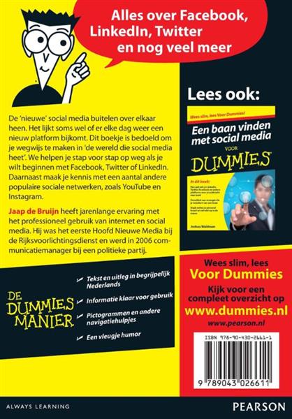 Grote foto de kleine social media voor dummies voor dummies boeken informatica computer