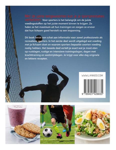 Grote foto het sportkookboek boeken kookboeken