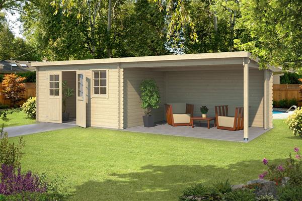 Grote foto blokhut met overkapping aida 760x275 tuin en terras tuinhuisjes en blokhutten