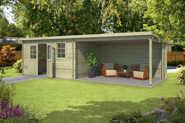 Grote foto blokhut met overkapping aida 760x275 tuin en terras tuinhuisjes en blokhutten