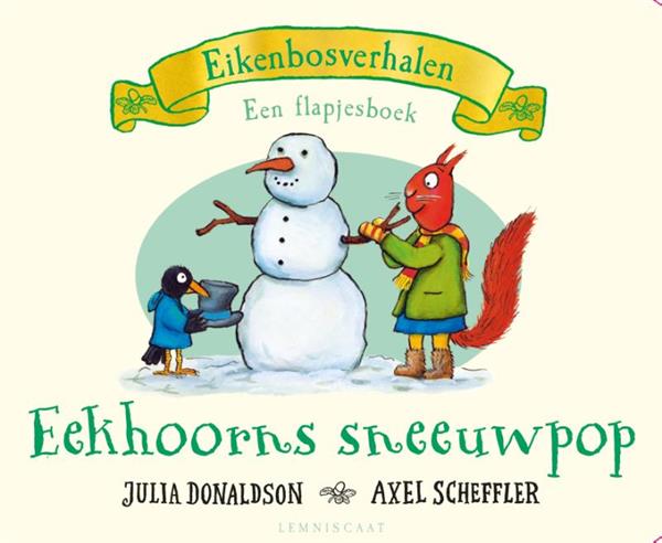 Grote foto eekhoorns sneeuwpop eikenbosverhalen boeken jeugd 13 jaar en ouder