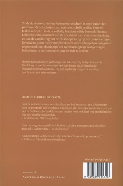 Grote foto promoveren boeken studieboeken