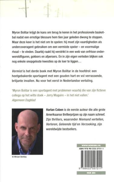 Grote foto vermist myron bolitar 3 boeken thrillers